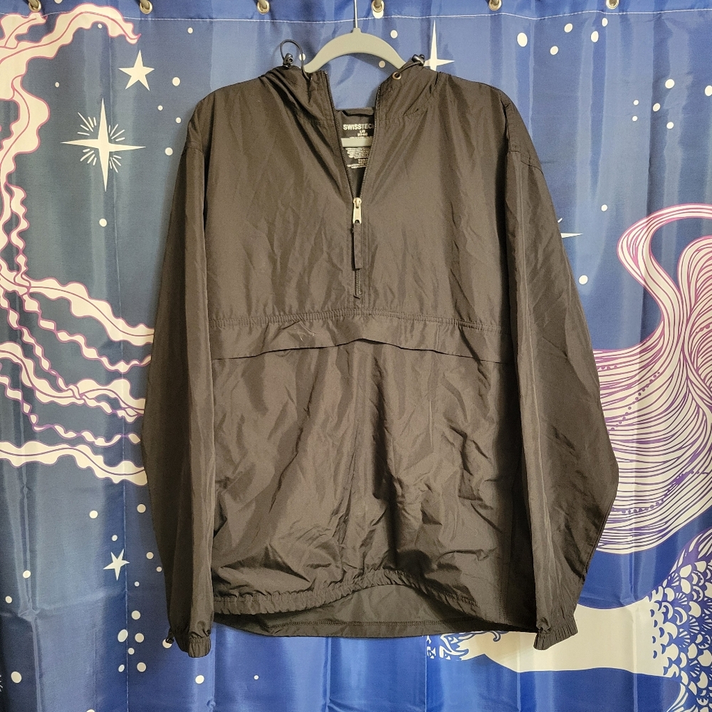 Black "SwissTech" Light Jacket